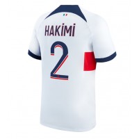 Billiga Paris Saint-Germain Achraf Hakimi #2 Borta fotbollskläder 2023-24 Kortärmad